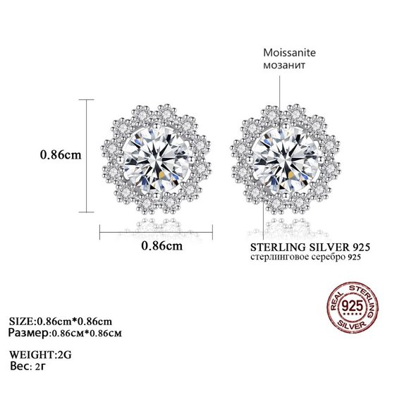 1ct. t.w. Diamond Stud Earrings - Picture 5 of 14